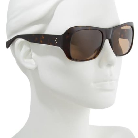 NEW CELINE 56mm Special Fit Polarized Wrap Sunglas - Picture 2 of 3